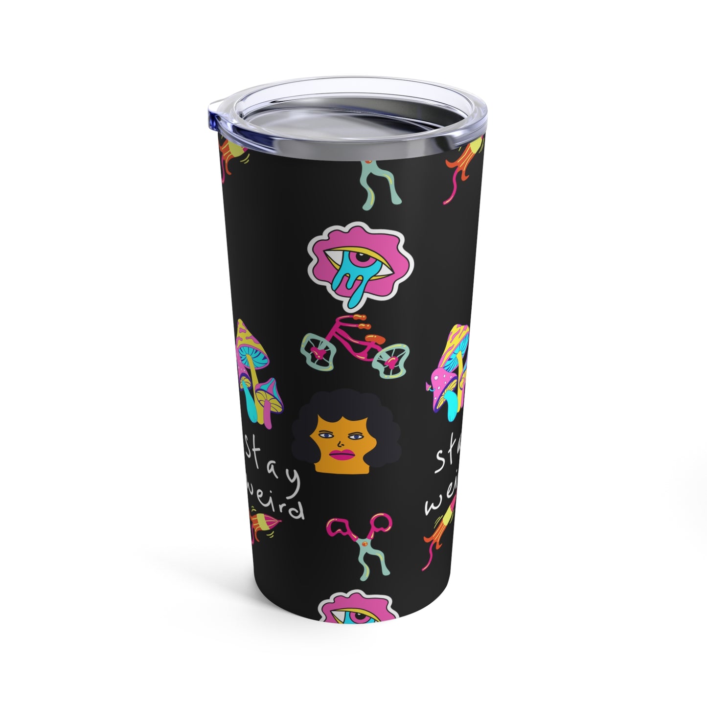 Tumbler 20oz - Tumblers for Teenagers - Tumblers for Young Adults - Stickers and Graffiti