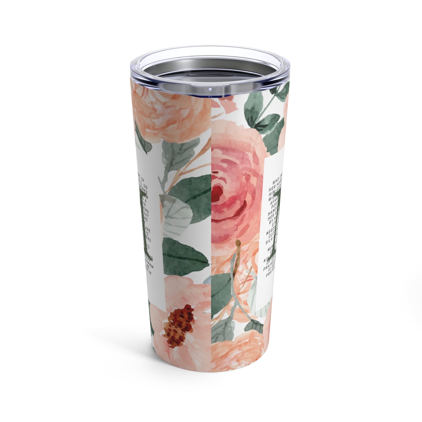 Tumbler 20oz - Tumblers for Women and Young Adults - Proverbs 31 - Virtuous Woman