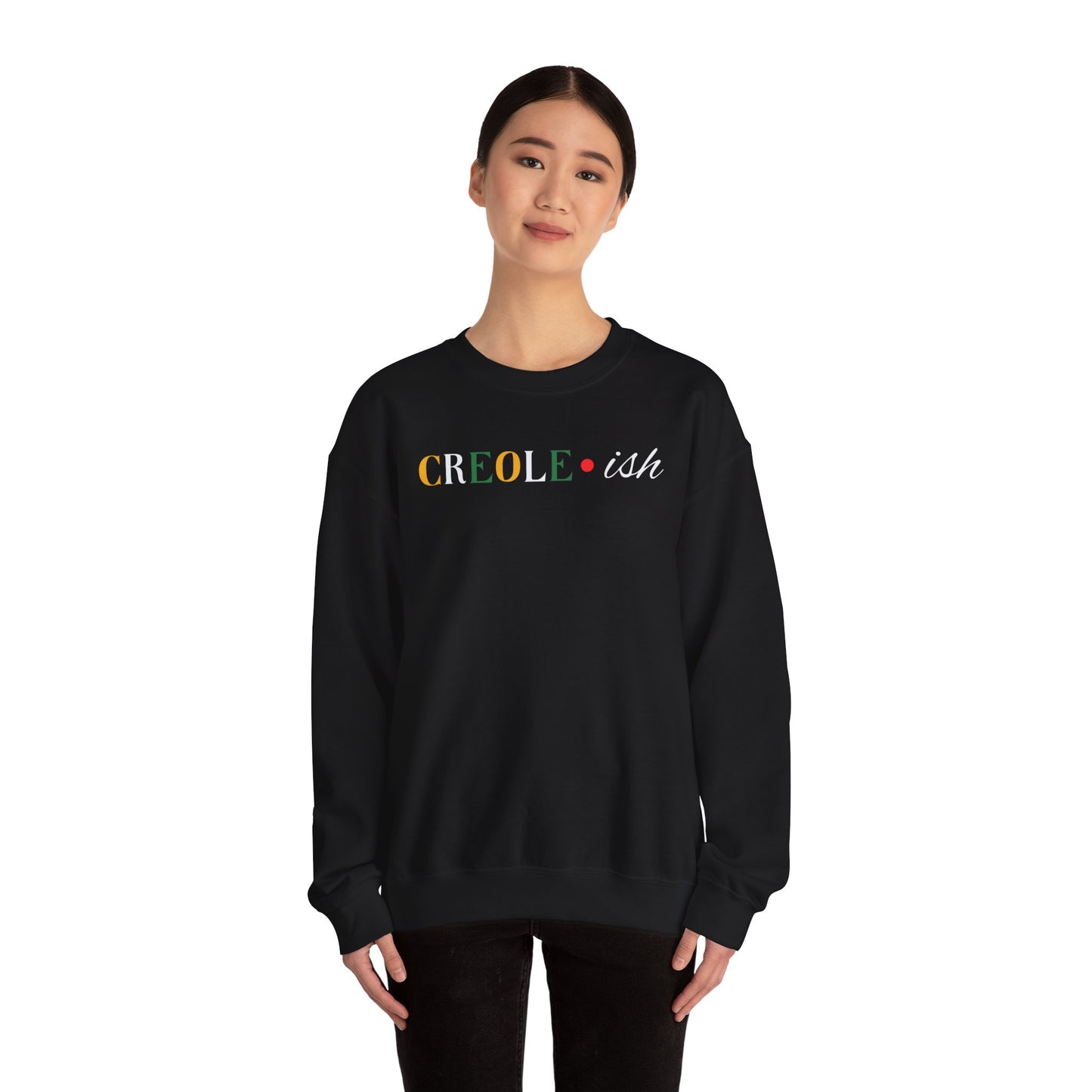 Creole * ish - Unisex Heavy Blend™ Crewneck Sweatshirt - Local Jargon - Louisiana