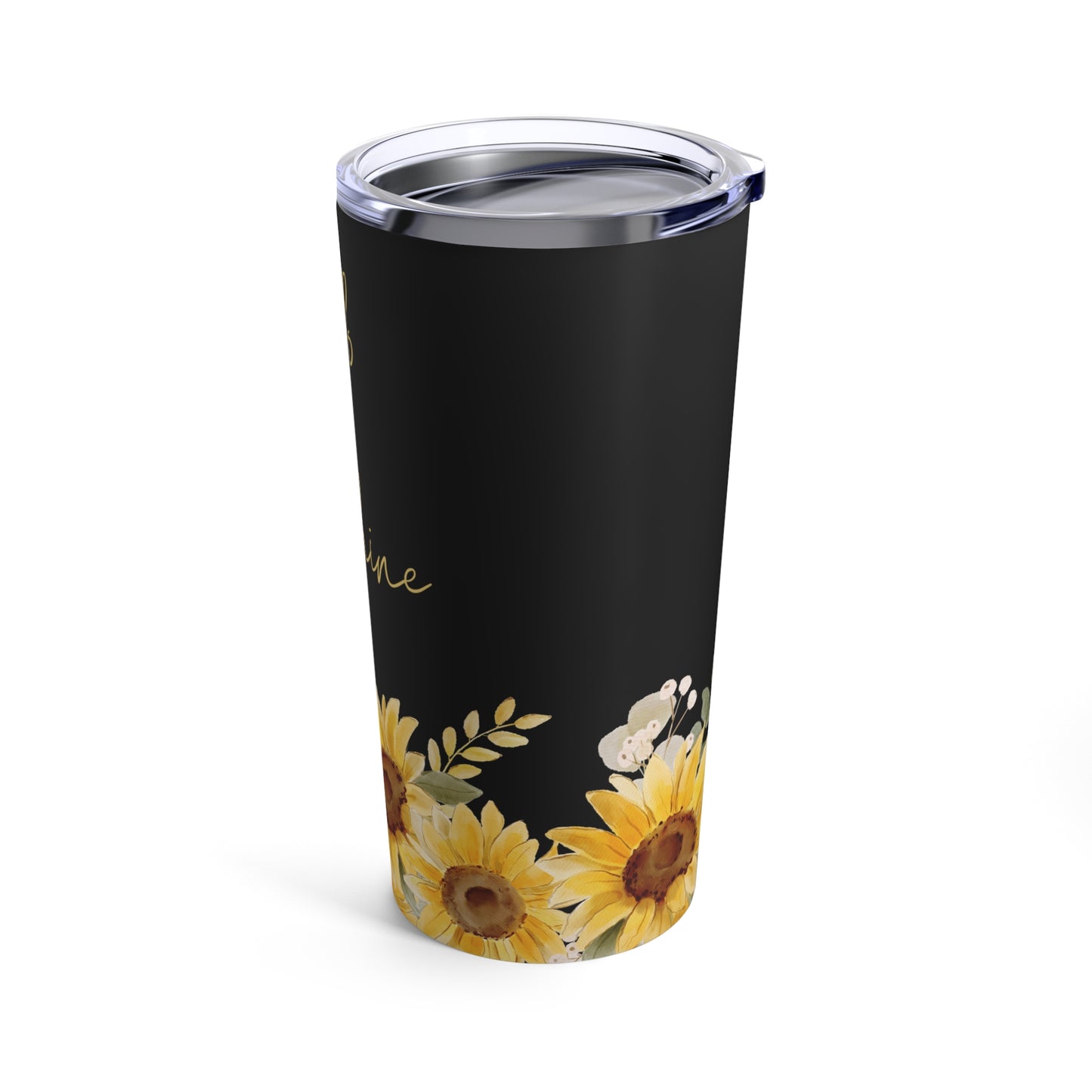 Hello Sunshine Tumbler 20oz - Sunflowers