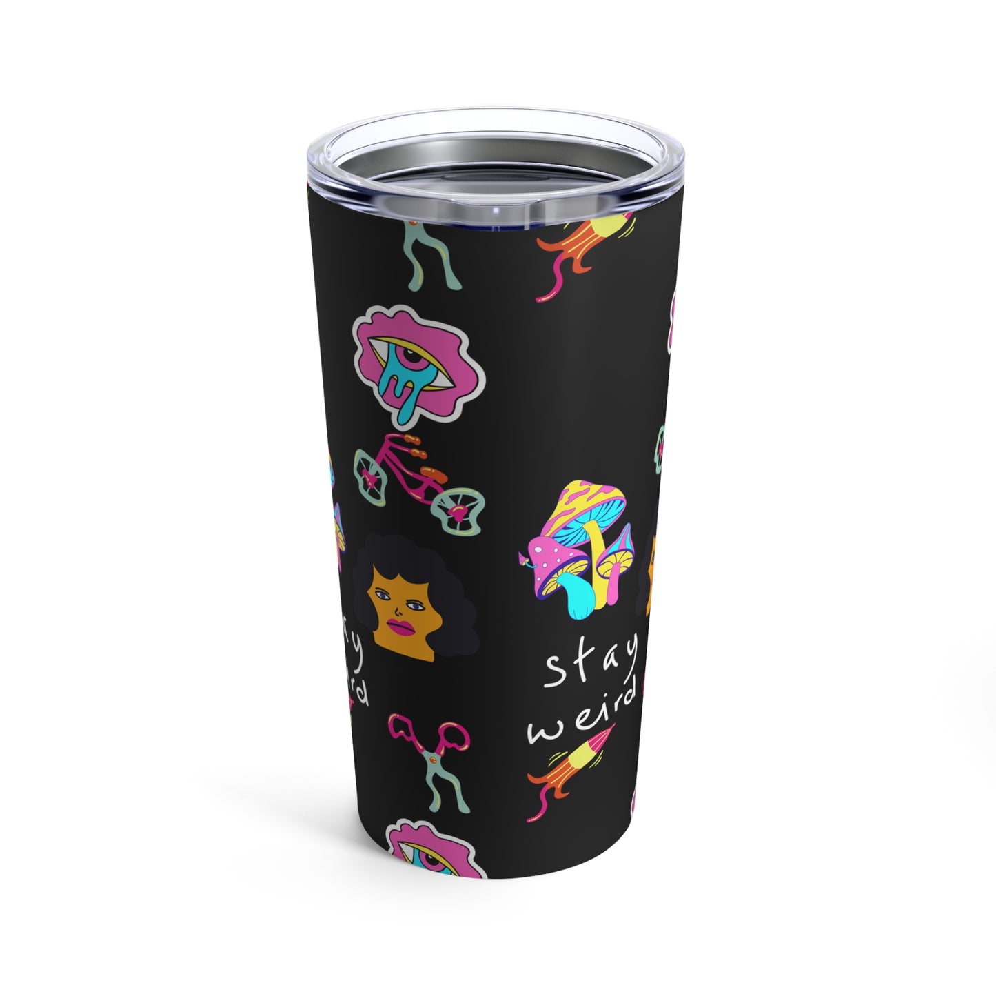 Tumbler 20oz - Tumblers for Teenagers - Tumblers for Young Adults - Stickers and Graffiti