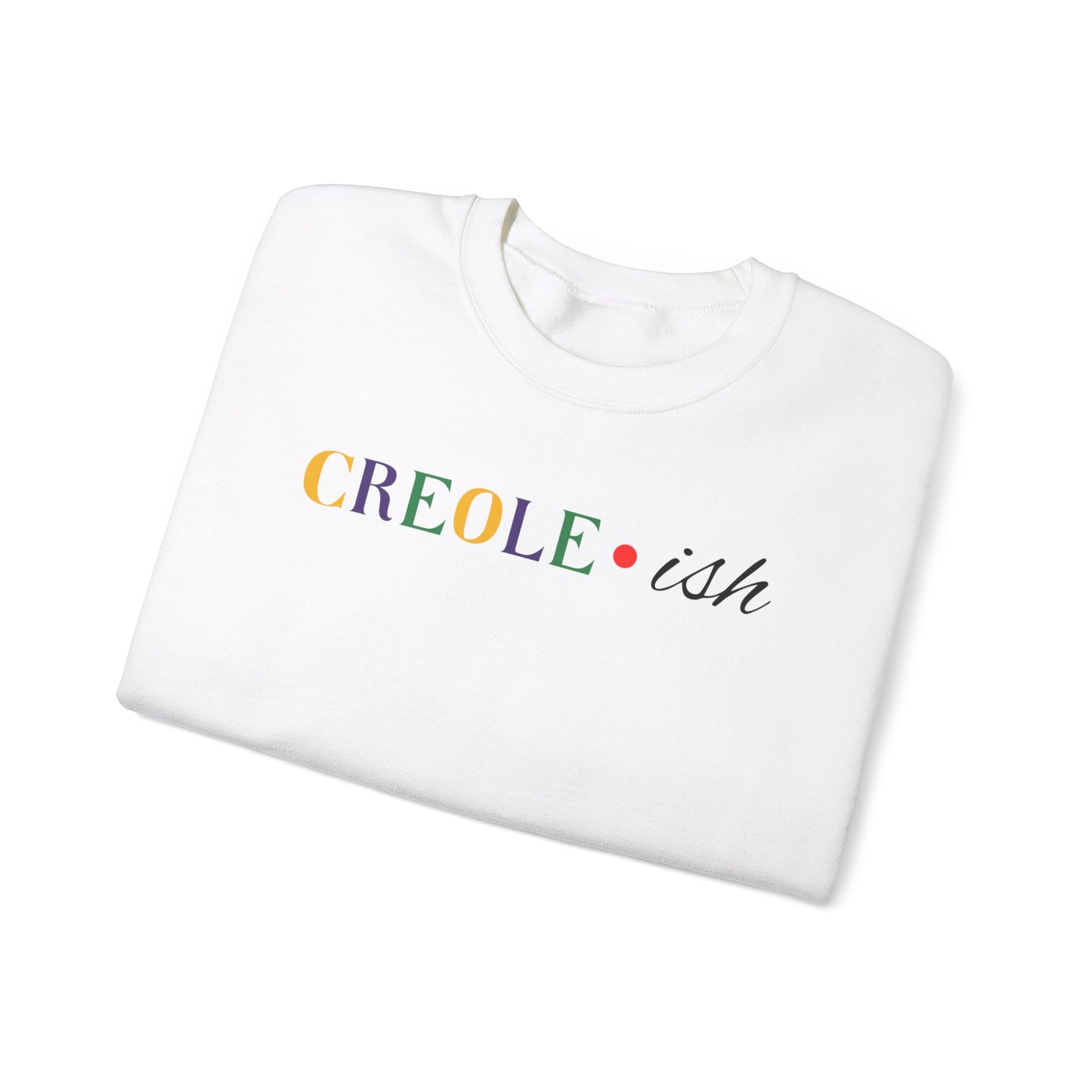 Creole * ish - Unisex Heavy Blend™ Crewneck Sweatshirt - Local Jargon - Louisiana