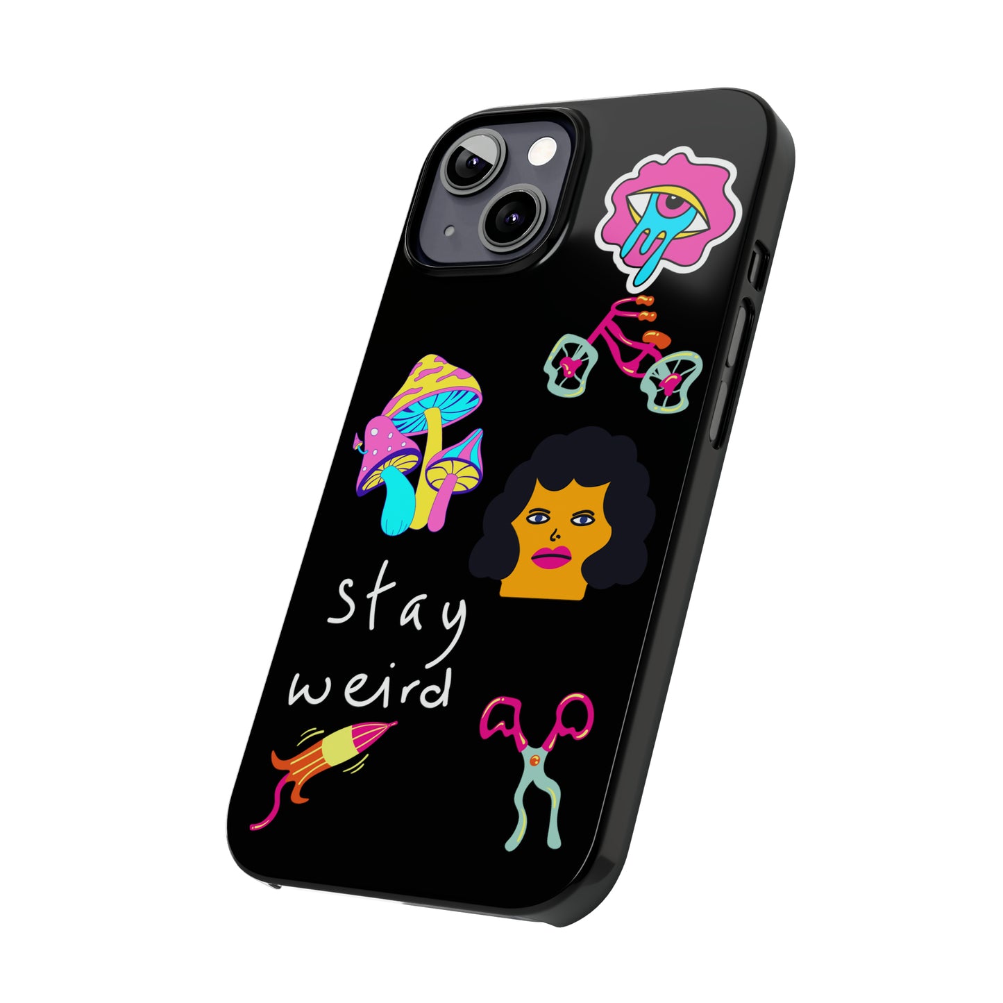 Silly Slim Phone Cases - Grafiti and Stickers