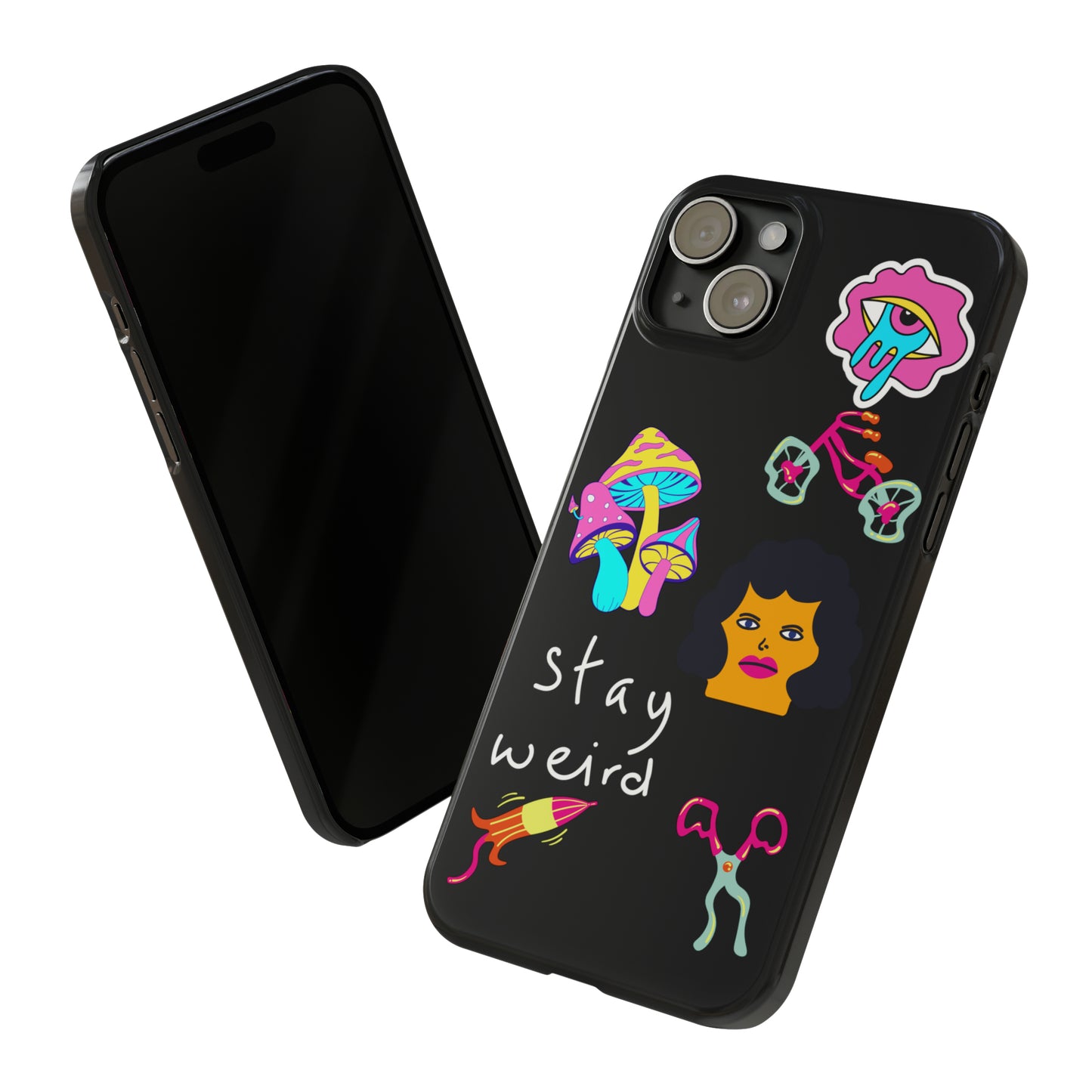 Silly Slim Phone Cases - Grafiti and Stickers