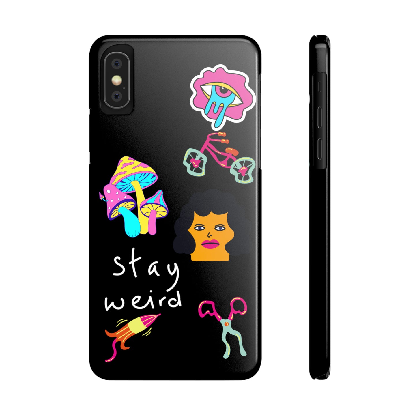 Silly Slim Phone Cases - Grafiti and Stickers