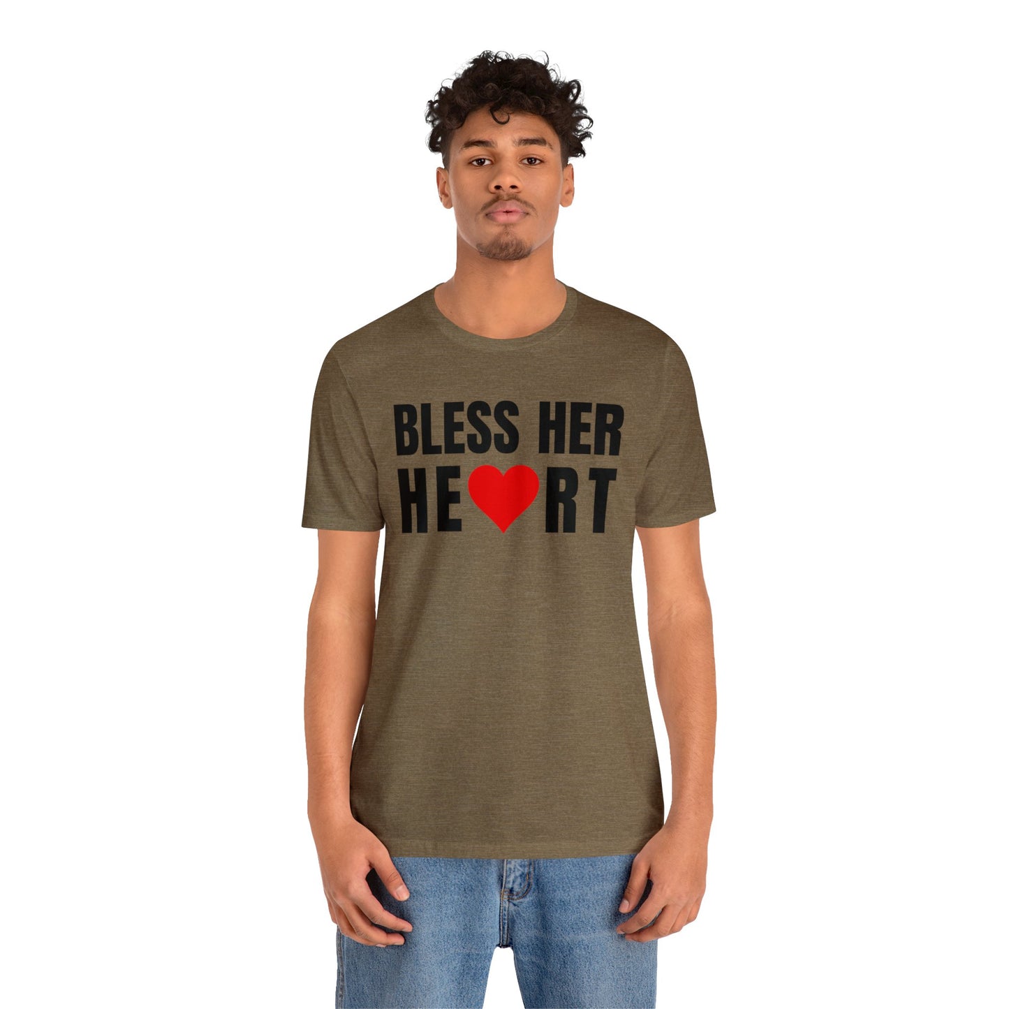 Bless Her Heart - Unisex Jersey Short Sleeve Tee