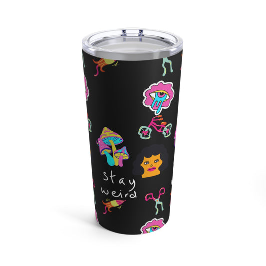 Tumbler 20oz - Tumblers for Teenagers - Tumblers for Young Adults - Stickers and Graffiti