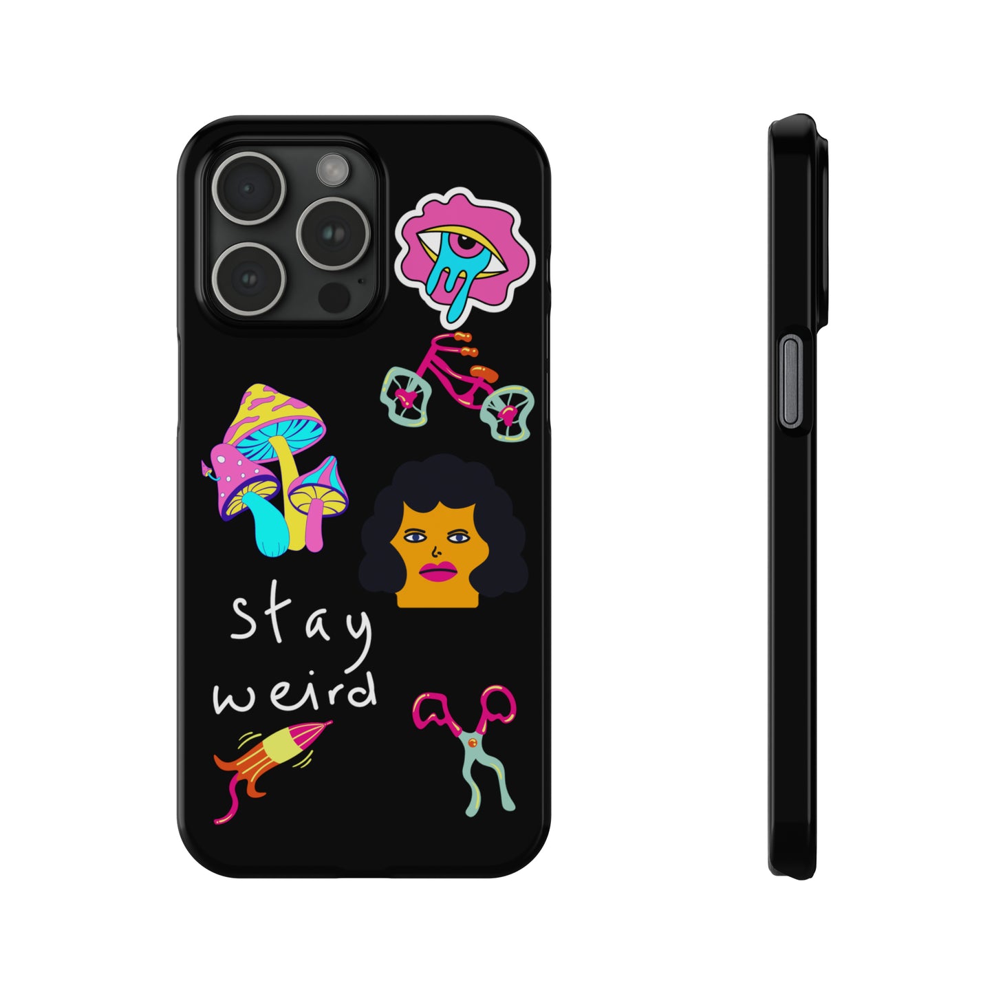 Silly Slim Phone Cases - Grafiti and Stickers