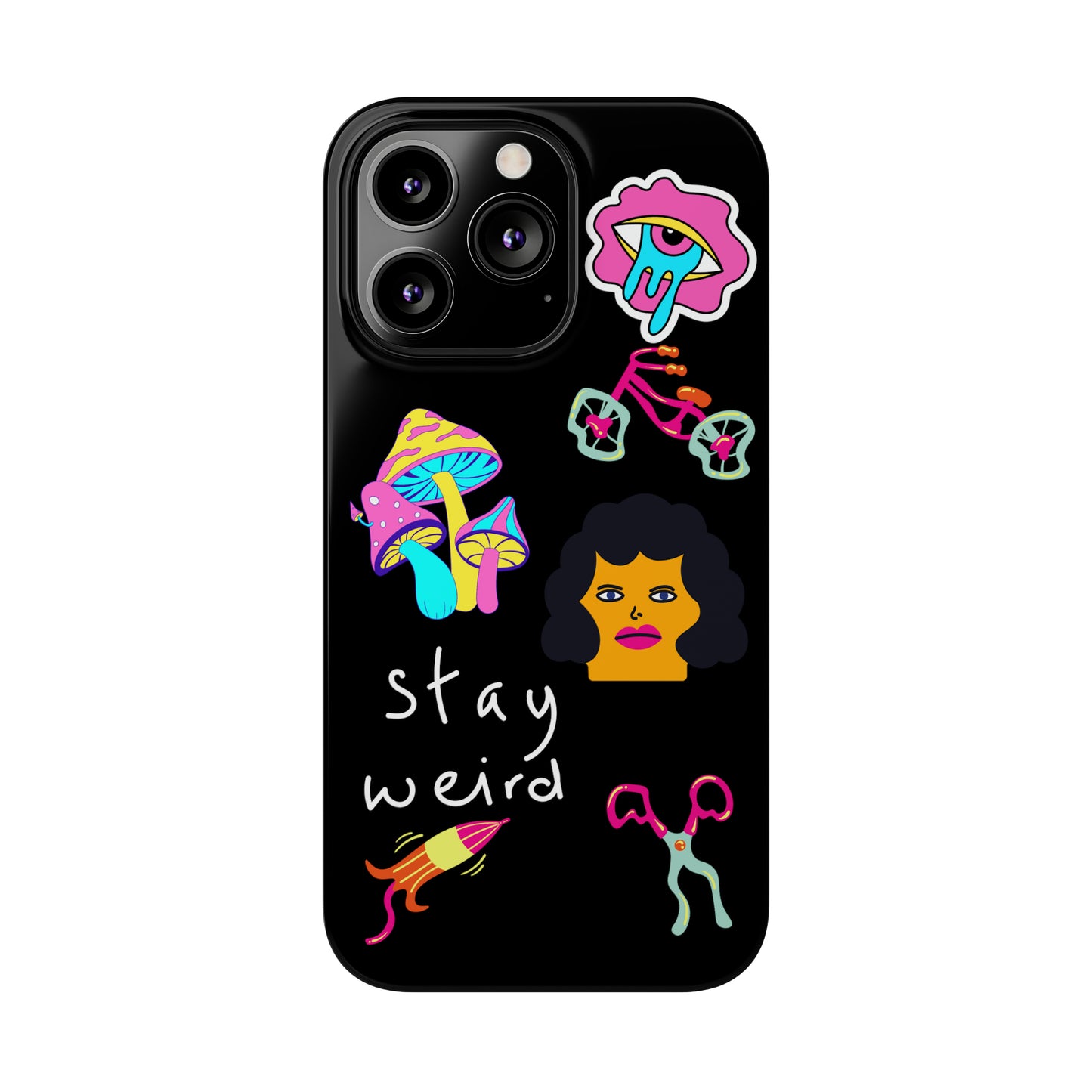 Silly Slim Phone Cases - Grafiti and Stickers