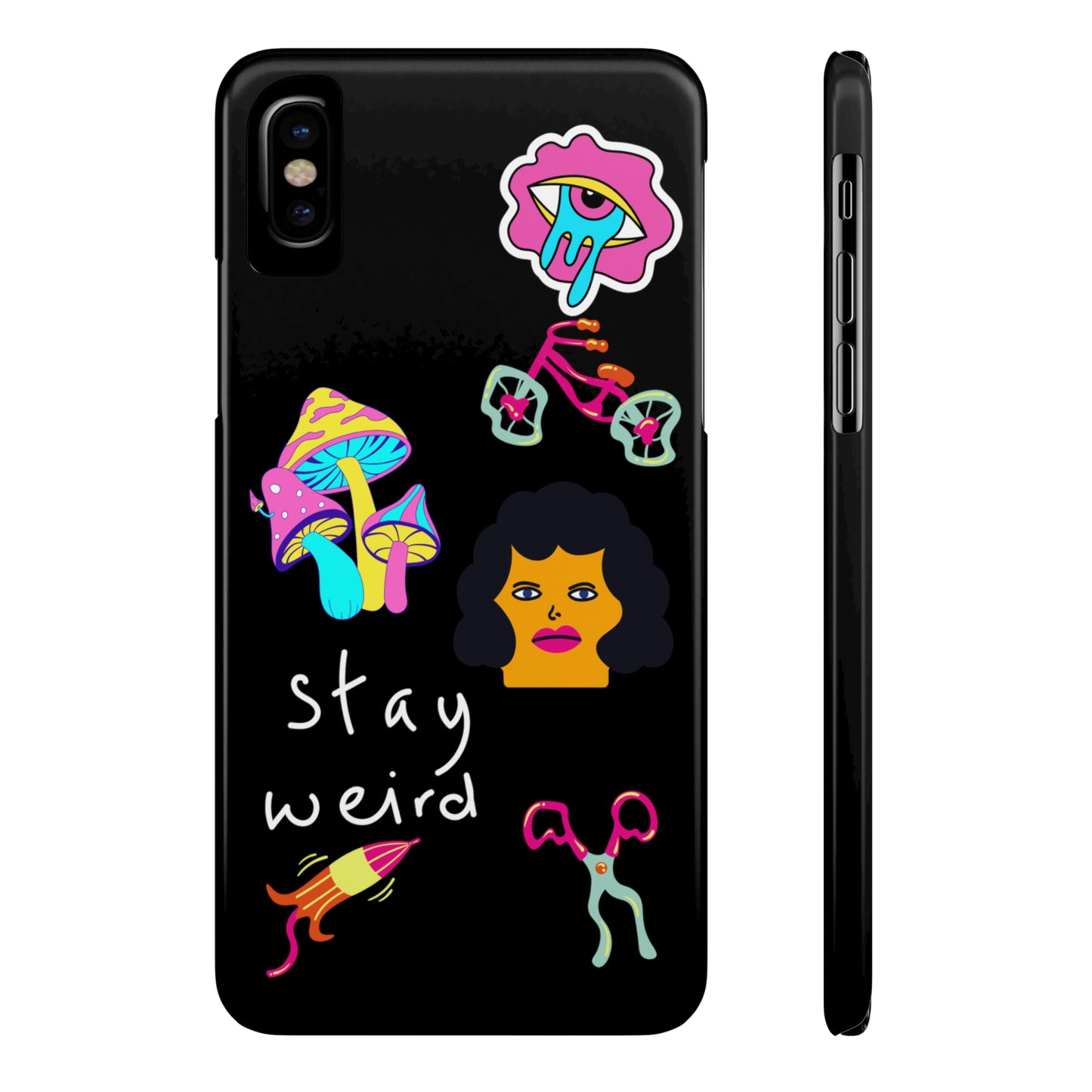 Silly Slim Phone Cases - Grafiti and Stickers