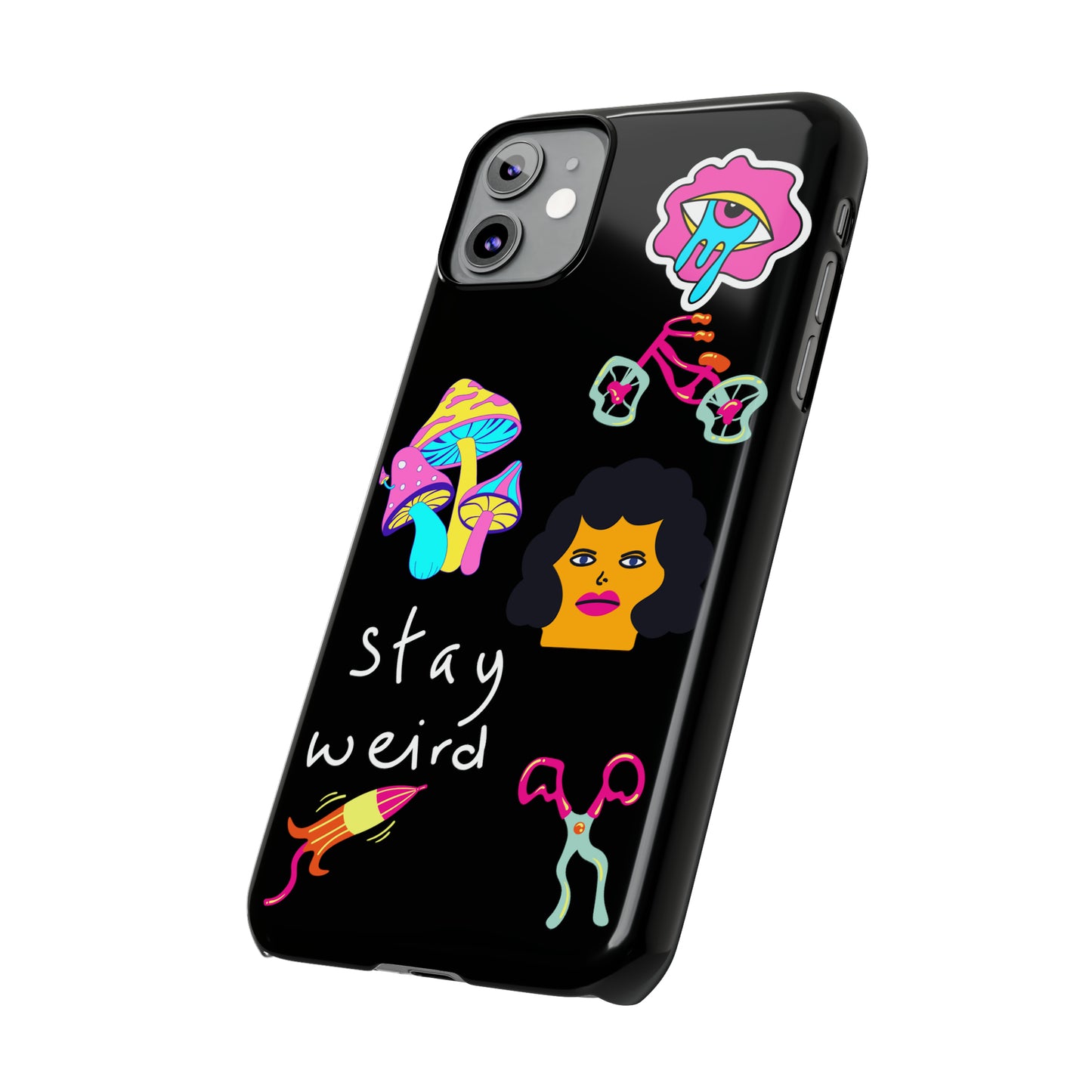 Silly Slim Phone Cases - Grafiti and Stickers