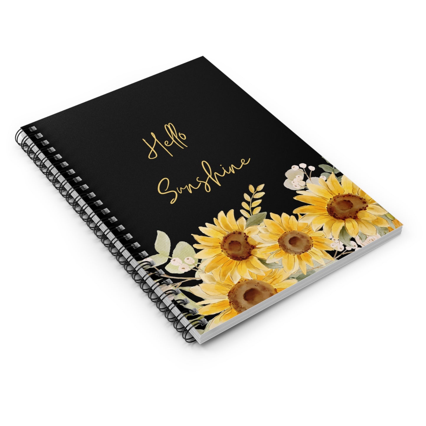 Spiral Notebook - Ruled Line - Hello Sunshine Journal