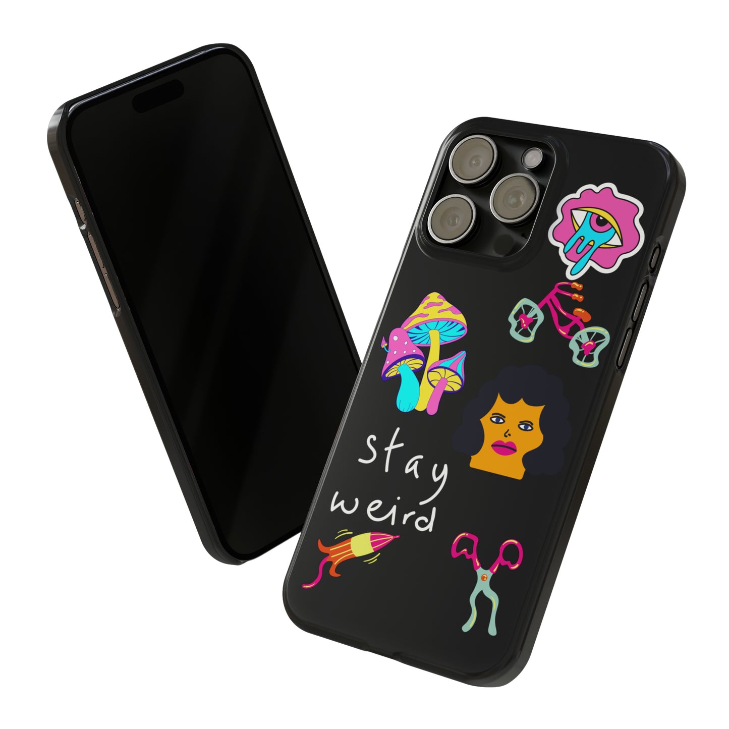 Silly Slim Phone Cases - Grafiti and Stickers