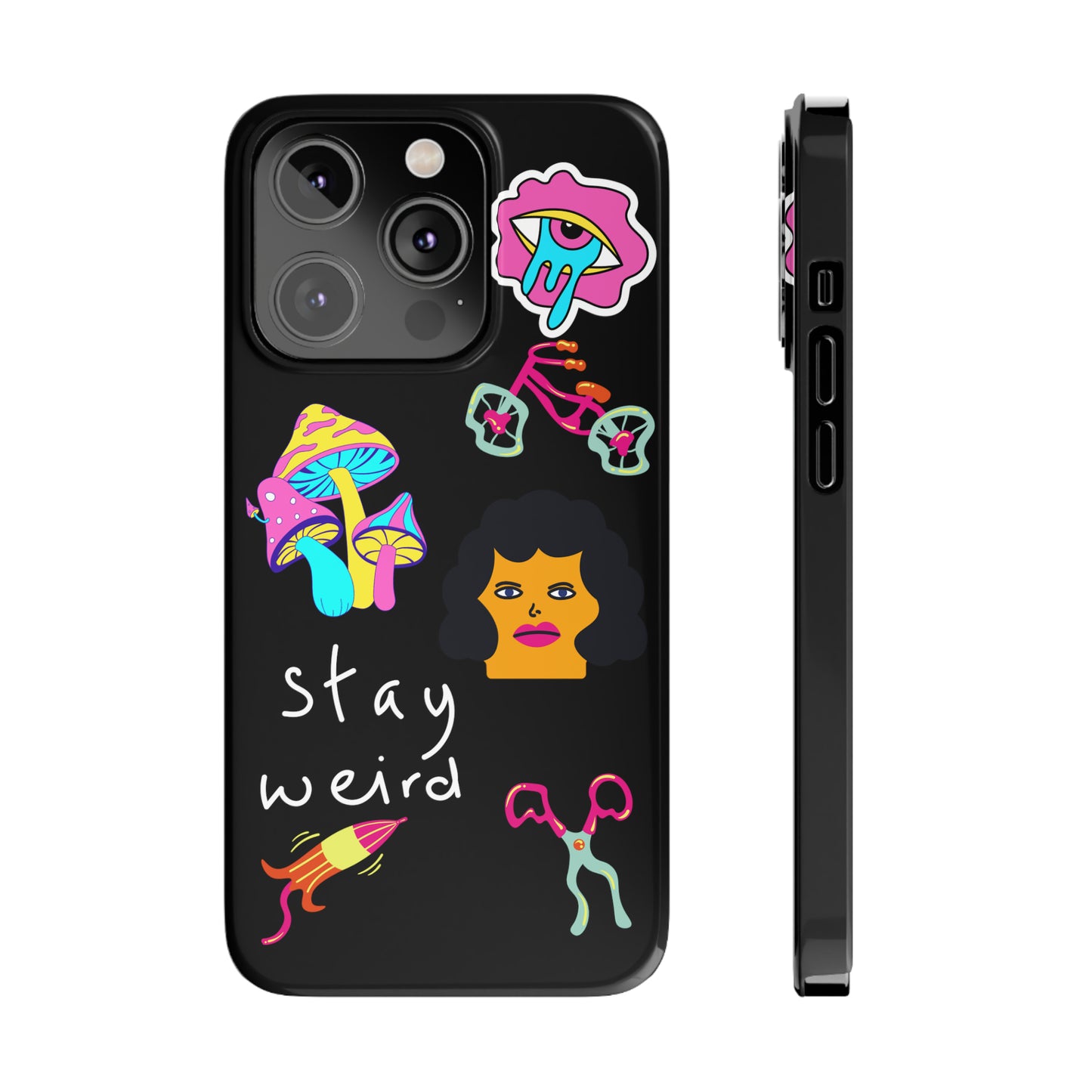 Silly Slim Phone Cases - Grafiti and Stickers