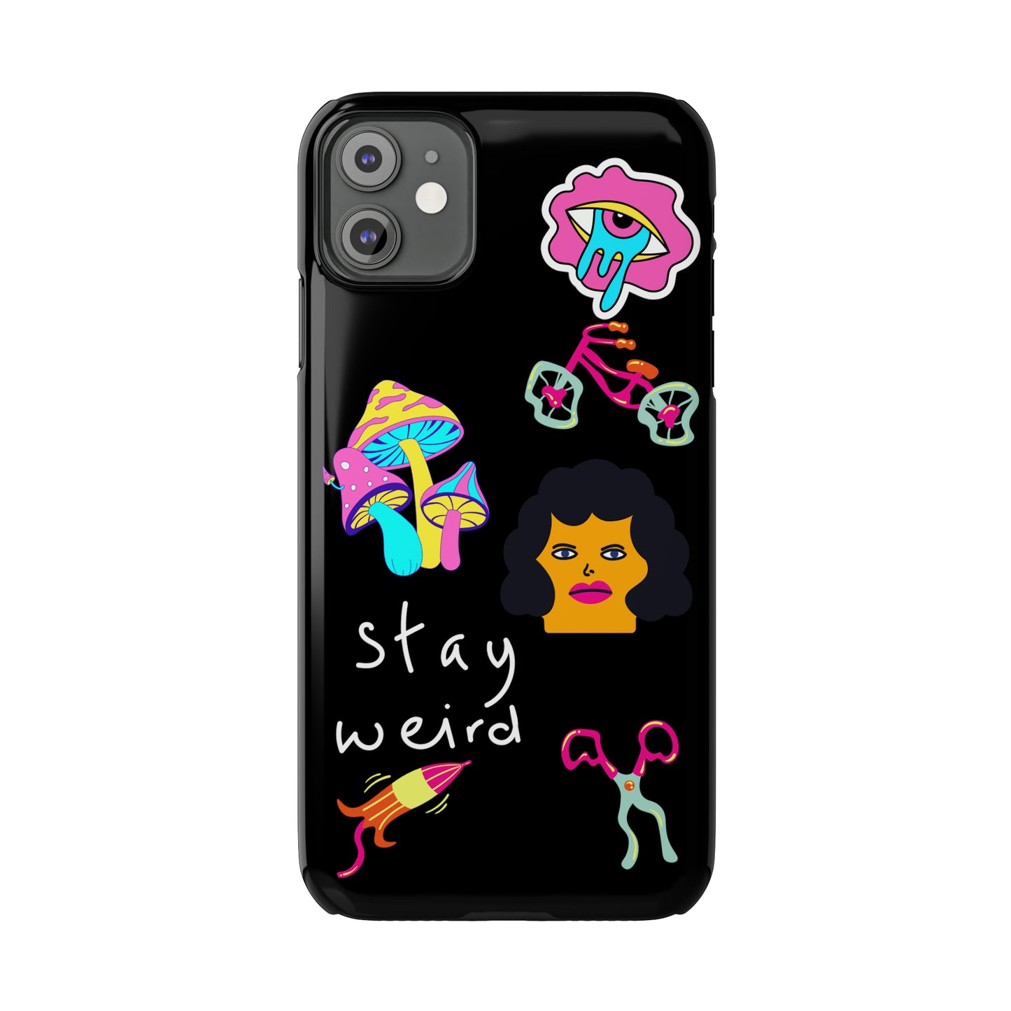 Silly Slim Phone Cases - Grafiti and Stickers