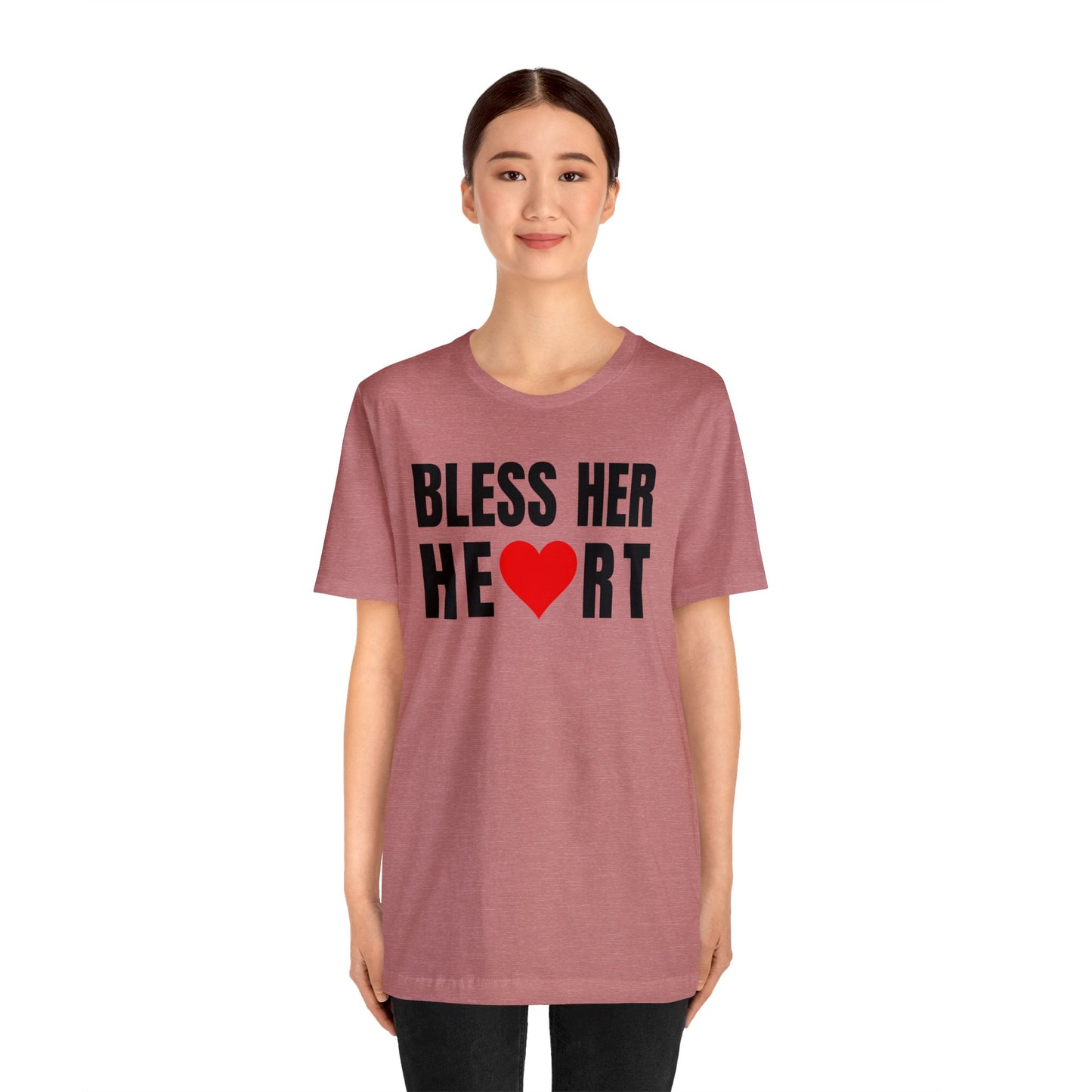 Bless Her Heart - Unisex Jersey Short Sleeve Tee