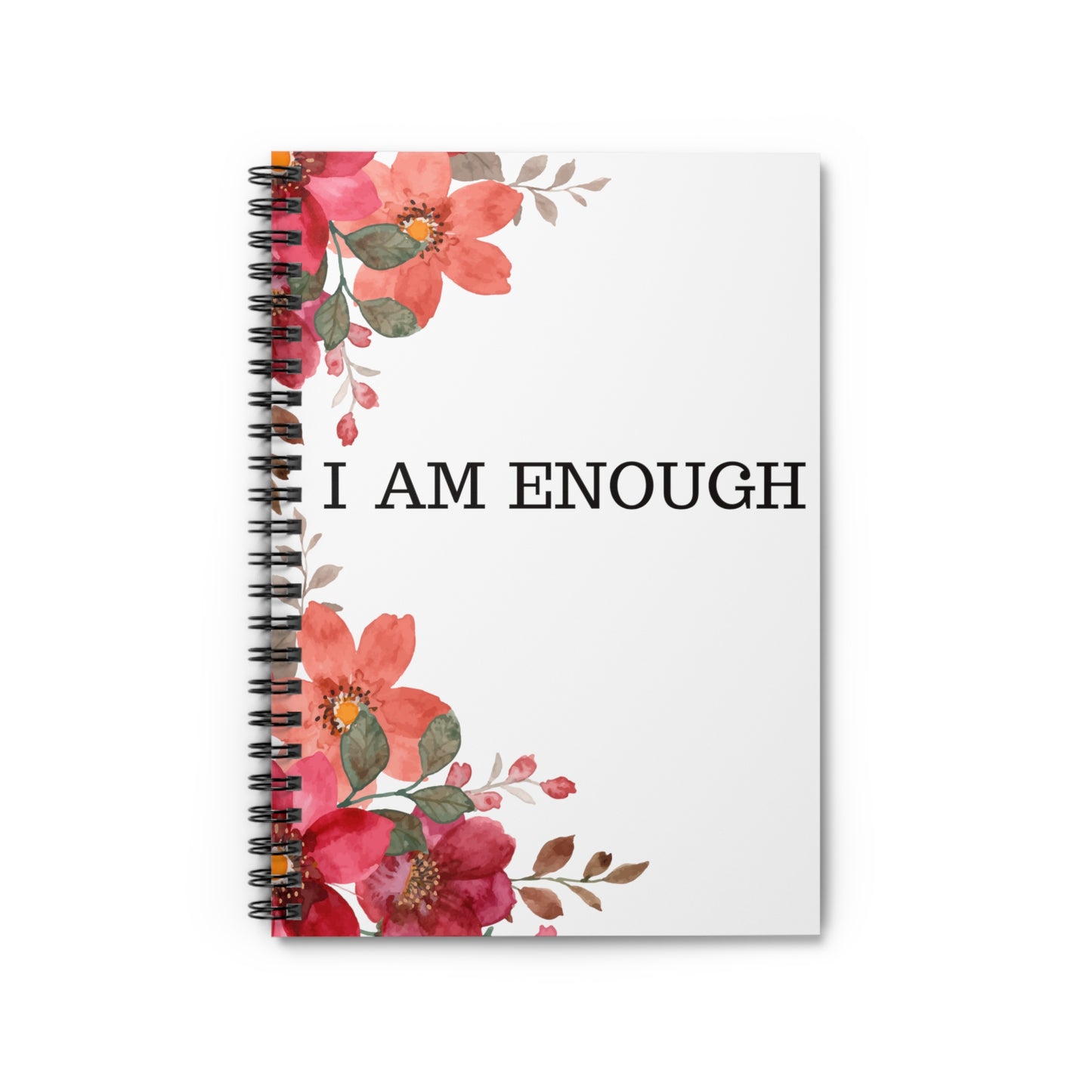 I Am Enough Journal - Spiral Notebook - Ruled Line 01