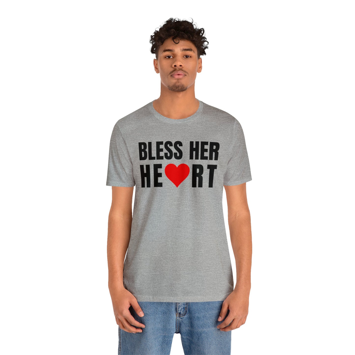 Bless Her Heart - Unisex Jersey Short Sleeve Tee