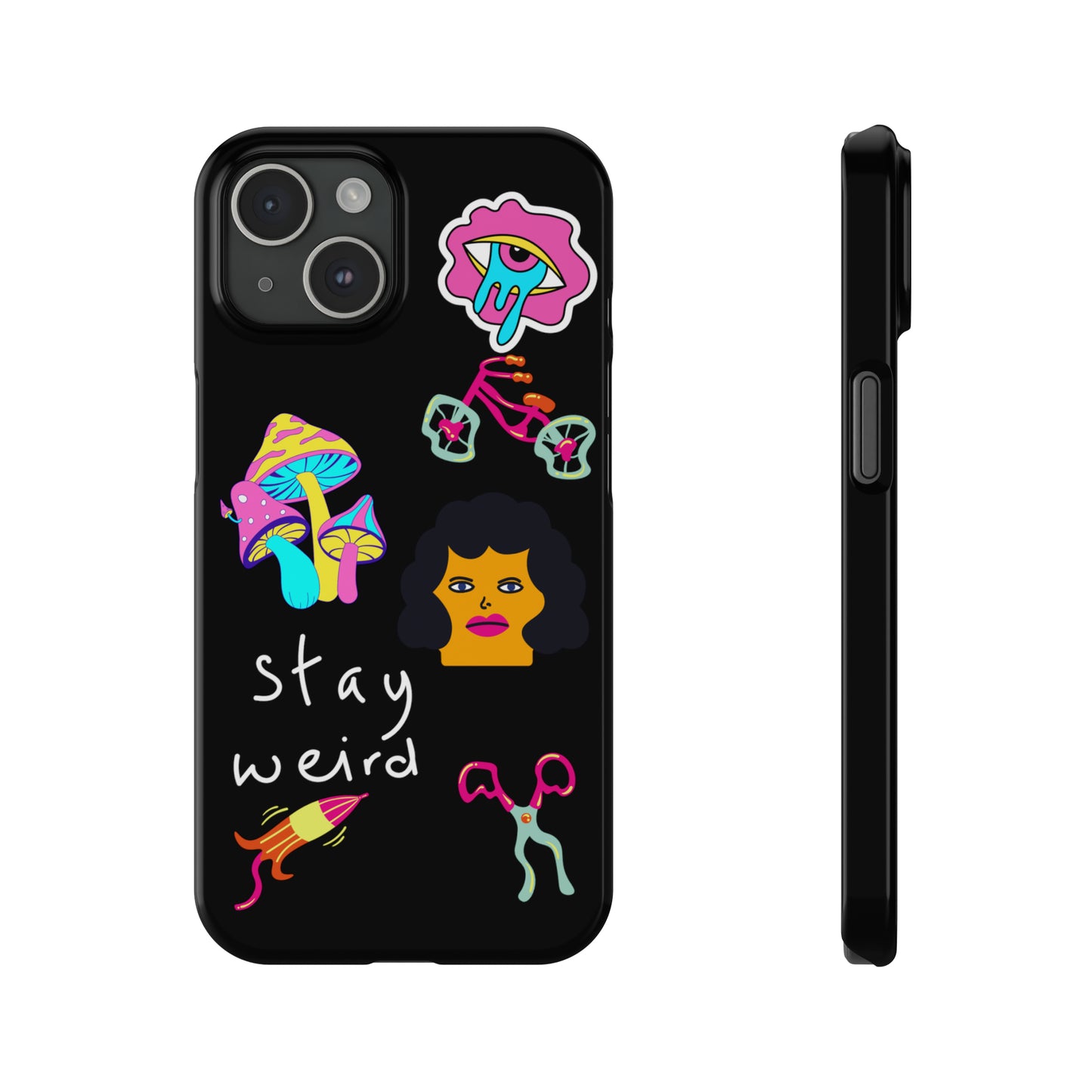 Silly Slim Phone Cases - Grafiti and Stickers