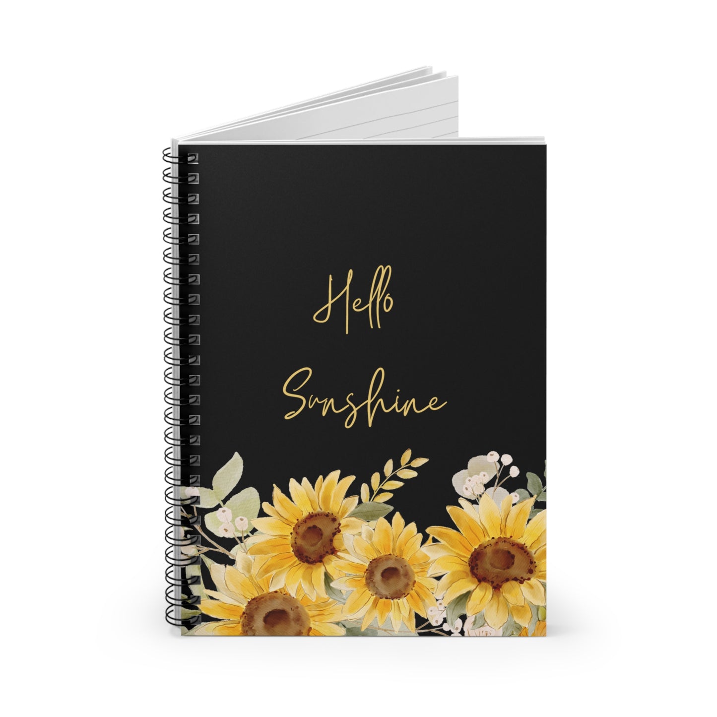 Spiral Notebook - Ruled Line - Hello Sunshine Journal