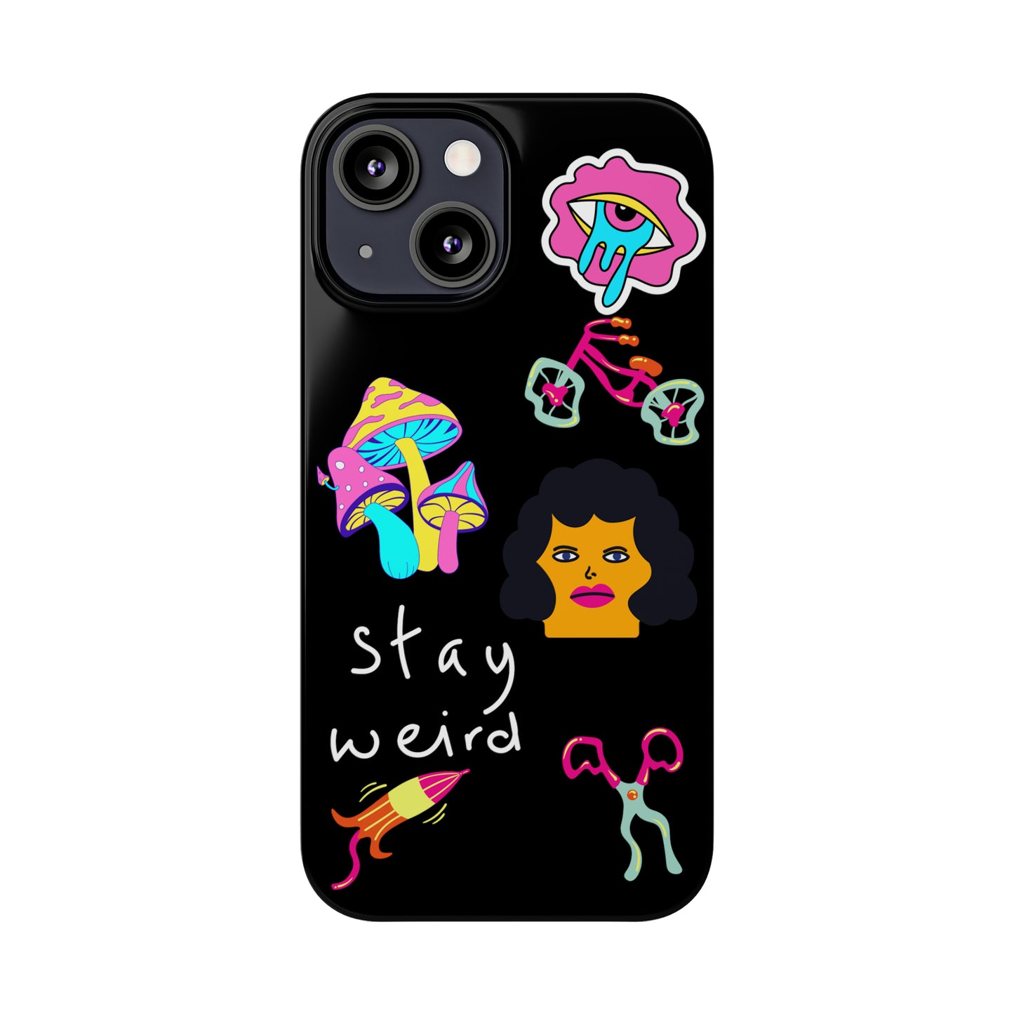 Silly Slim Phone Cases - Grafiti and Stickers