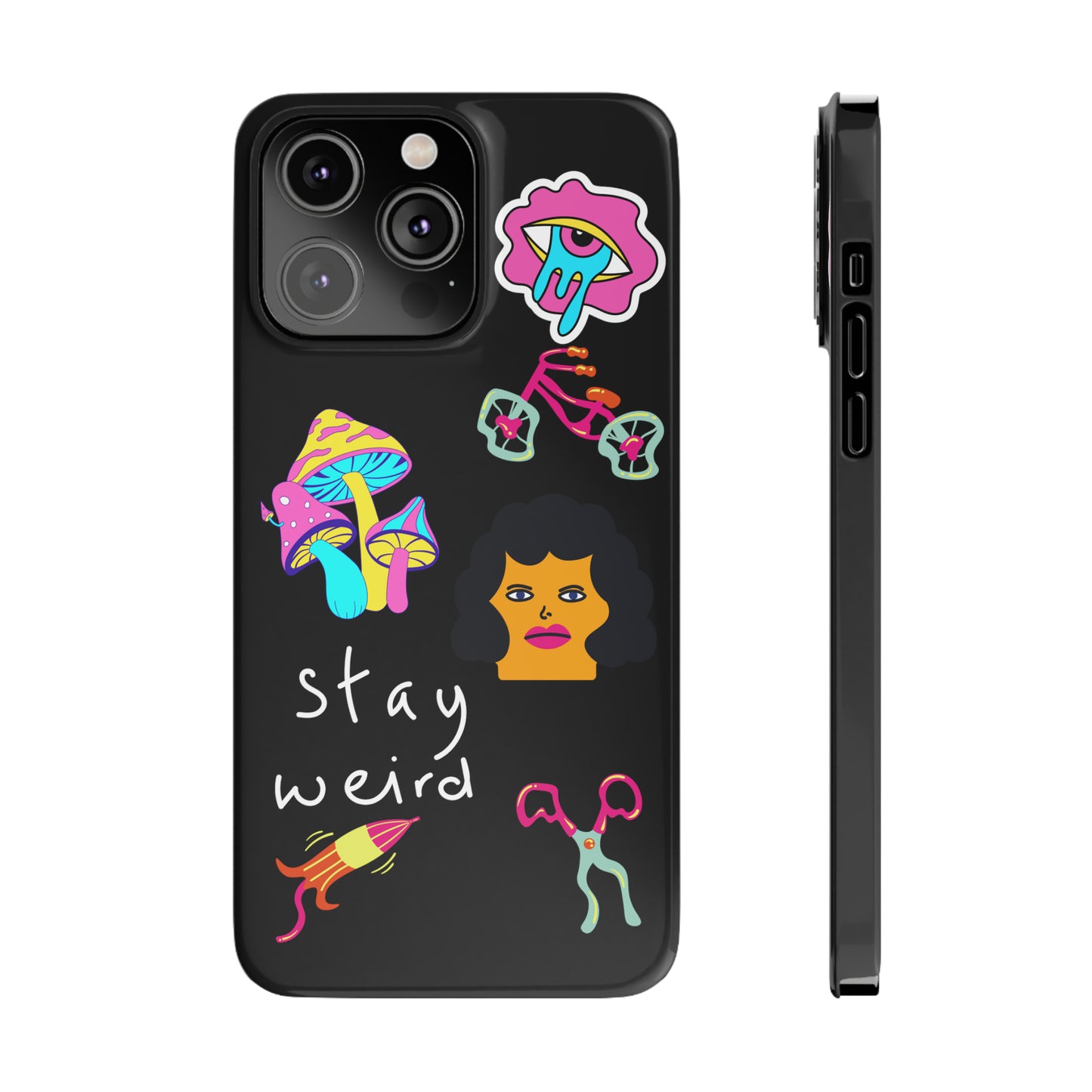 Silly Slim Phone Cases - Grafiti and Stickers