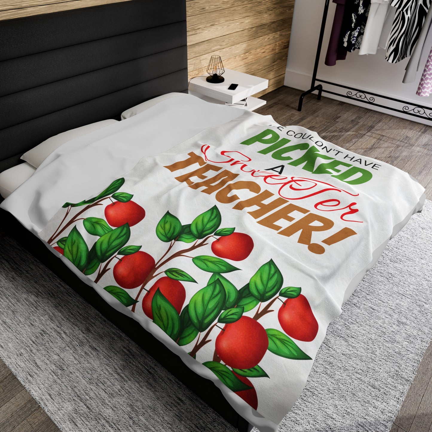 Velveteen Plush Blanket - We Couldn't Have Picked A Sweeter Teacher