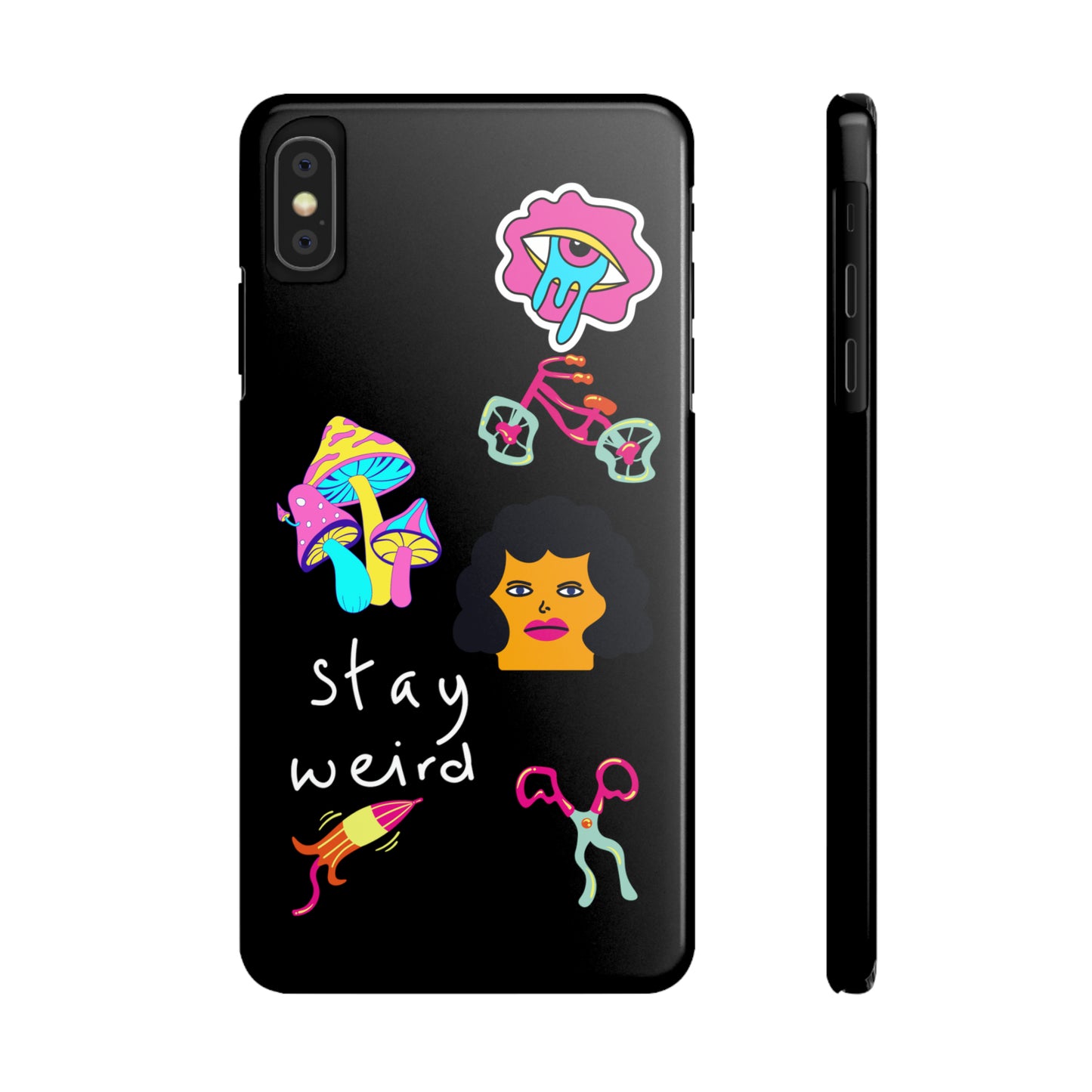 Silly Slim Phone Cases - Grafiti and Stickers