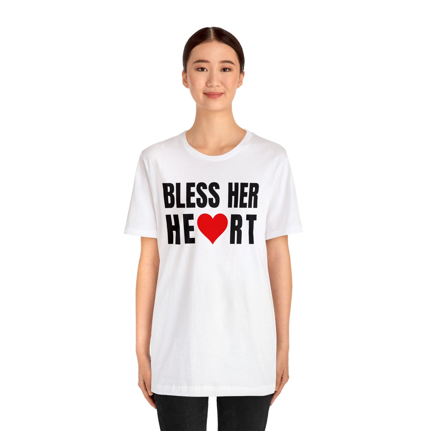 Bless Her Heart - Unisex Jersey Short Sleeve Tee