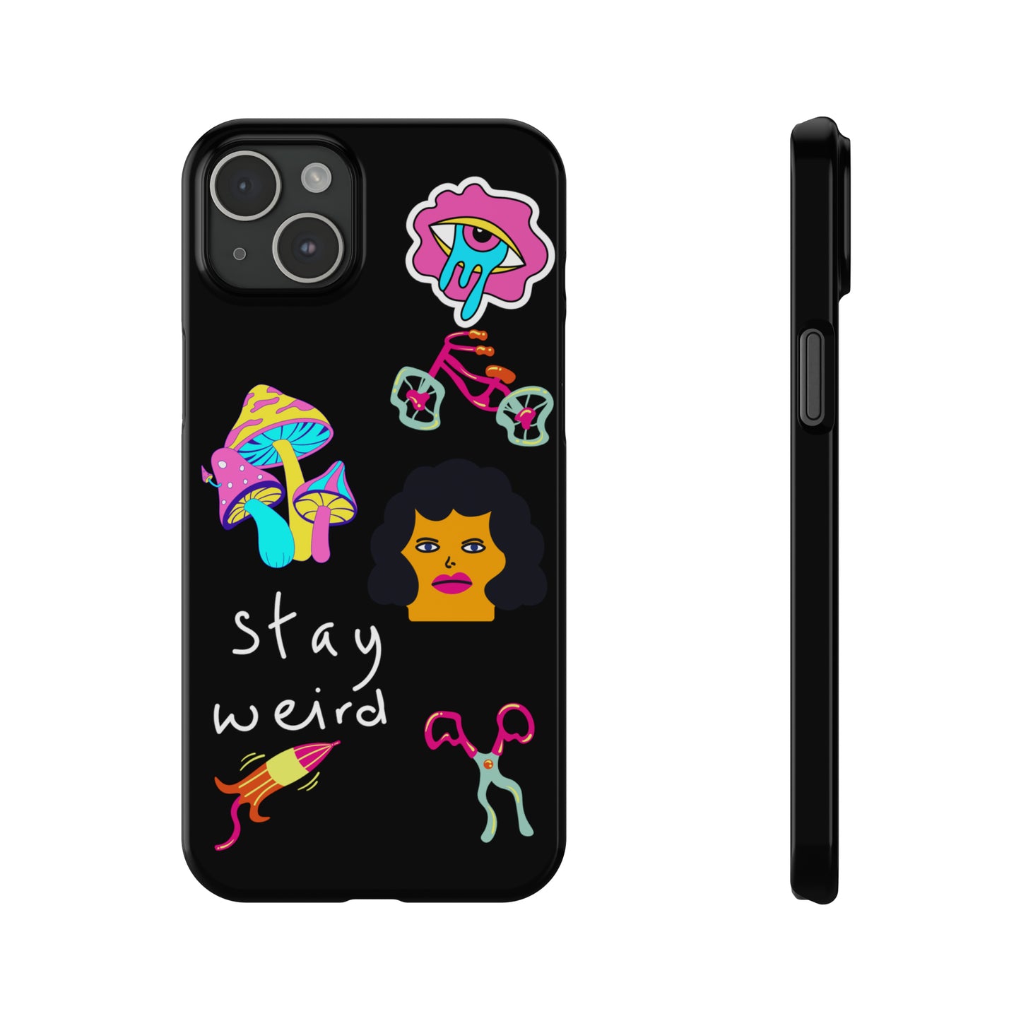 Silly Slim Phone Cases - Grafiti and Stickers