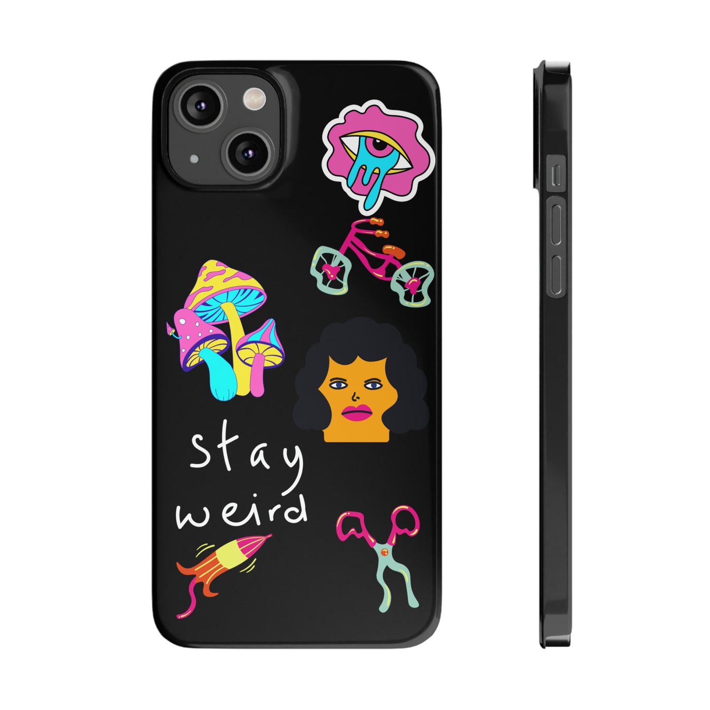 Silly Slim Phone Cases - Grafiti and Stickers