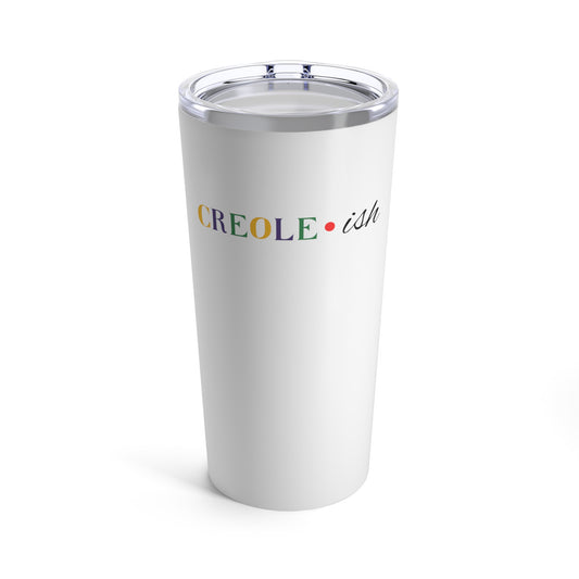 Tumbler 20oz - Creole * ish - White