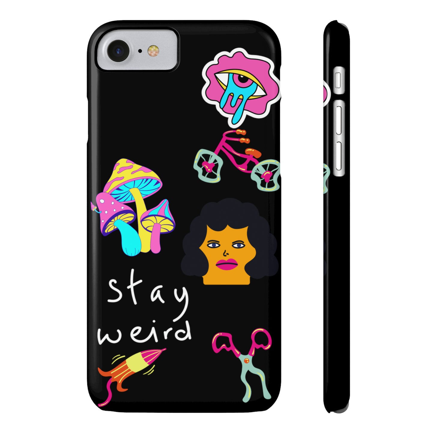 Silly Slim Phone Cases - Grafiti and Stickers