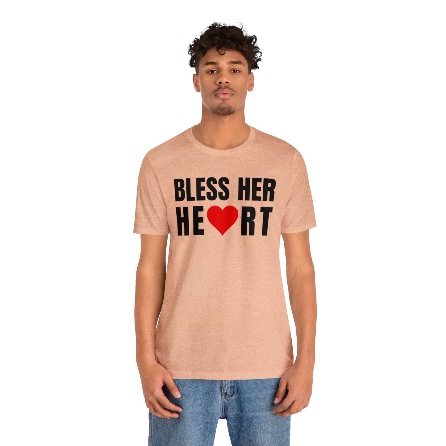 Bless Her Heart - Unisex Jersey Short Sleeve Tee