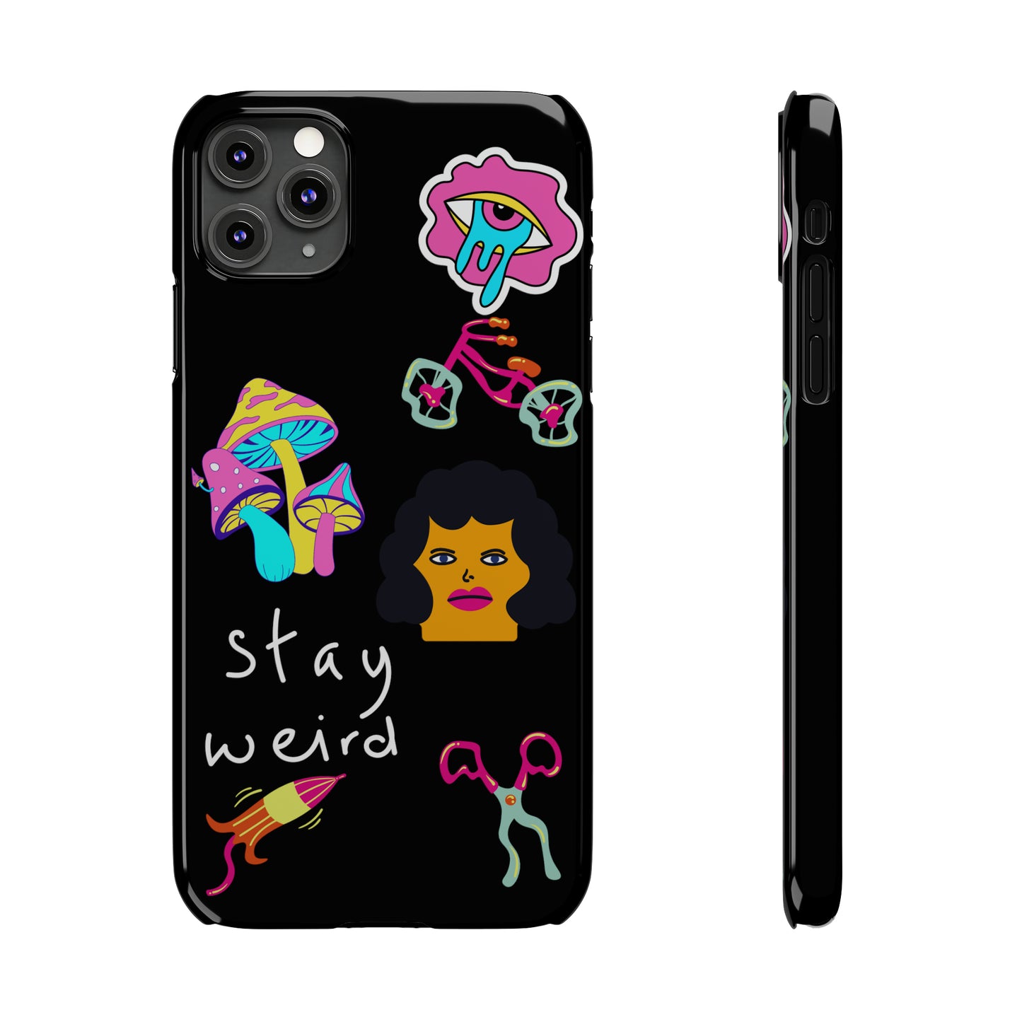 Silly Slim Phone Cases - Grafiti and Stickers