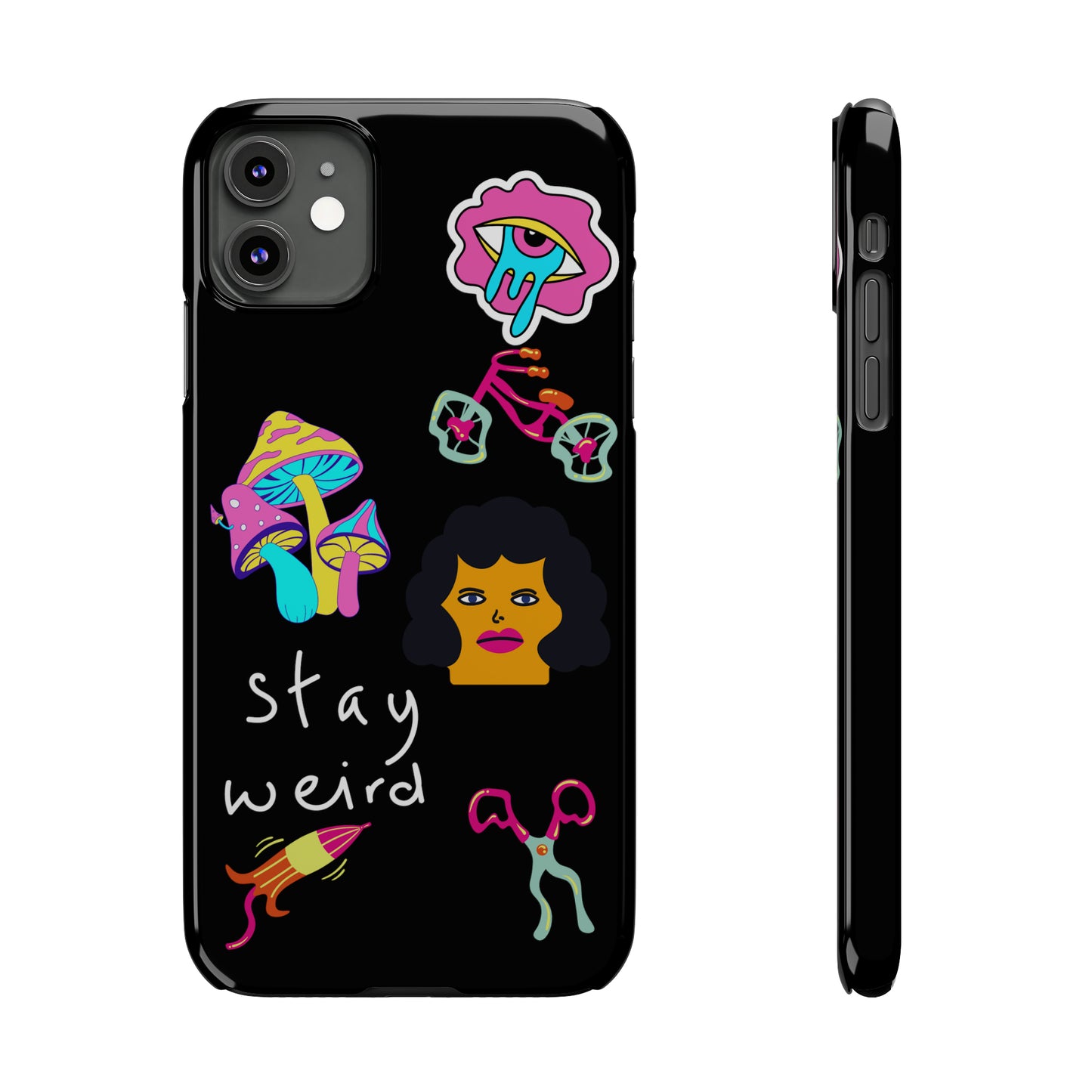 Silly Slim Phone Cases - Grafiti and Stickers