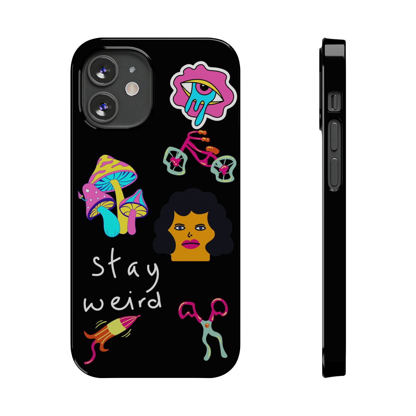 Silly Slim Phone Cases - Grafiti and Stickers