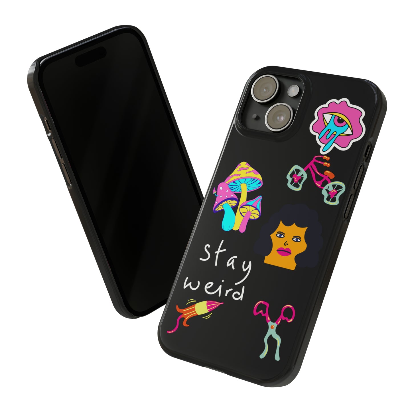 Silly Slim Phone Cases - Grafiti and Stickers