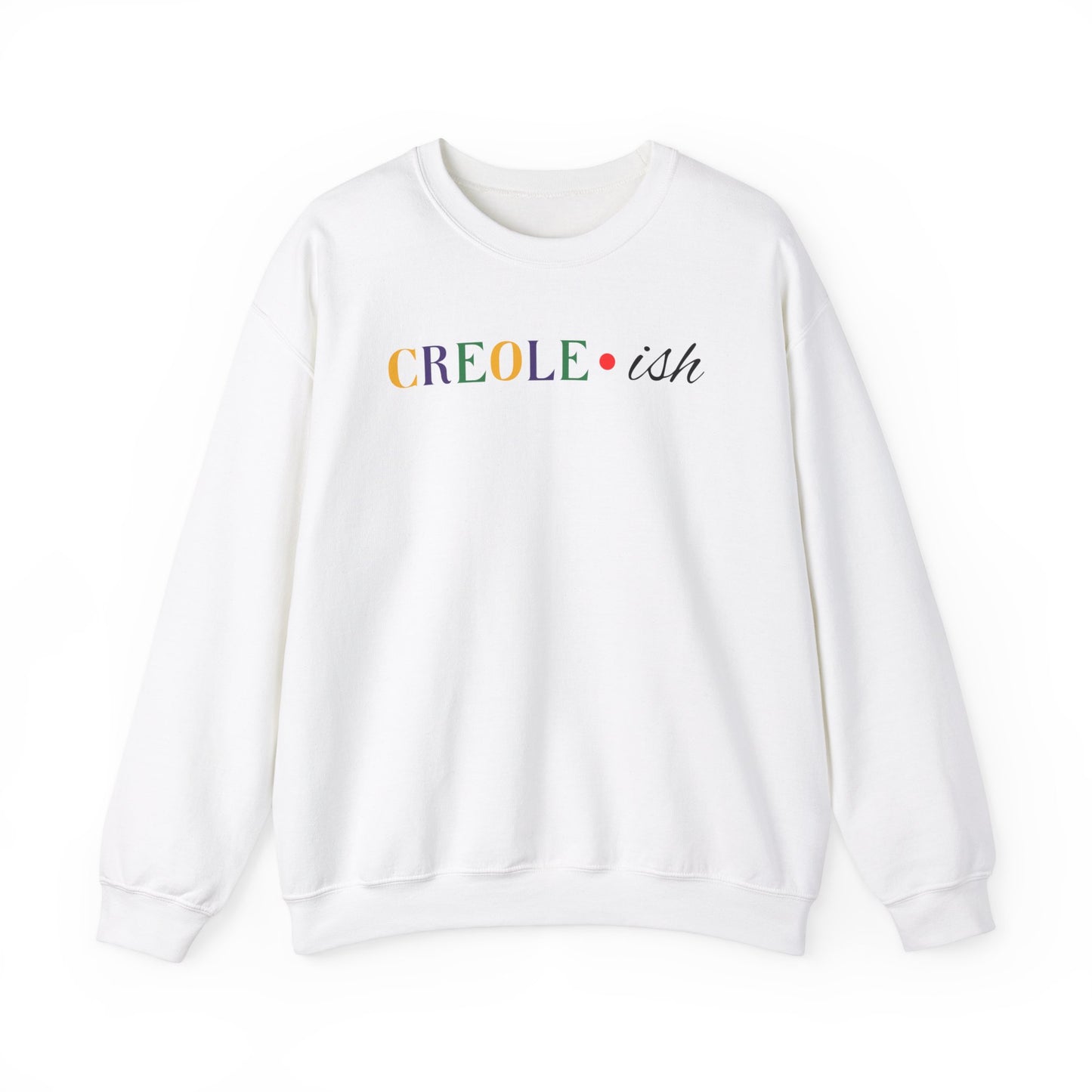 Creole * ish - Unisex Heavy Blend™ Crewneck Sweatshirt - Local Jargon - Louisiana