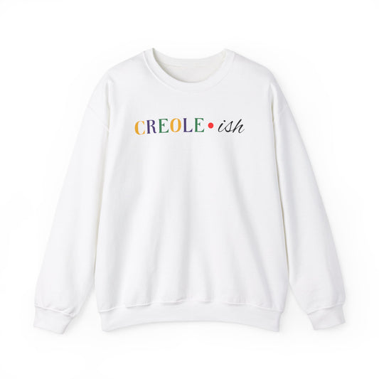 Creole * ish - Unisex Heavy Blend™ Crewneck Sweatshirt - Local Jargon - Louisiana