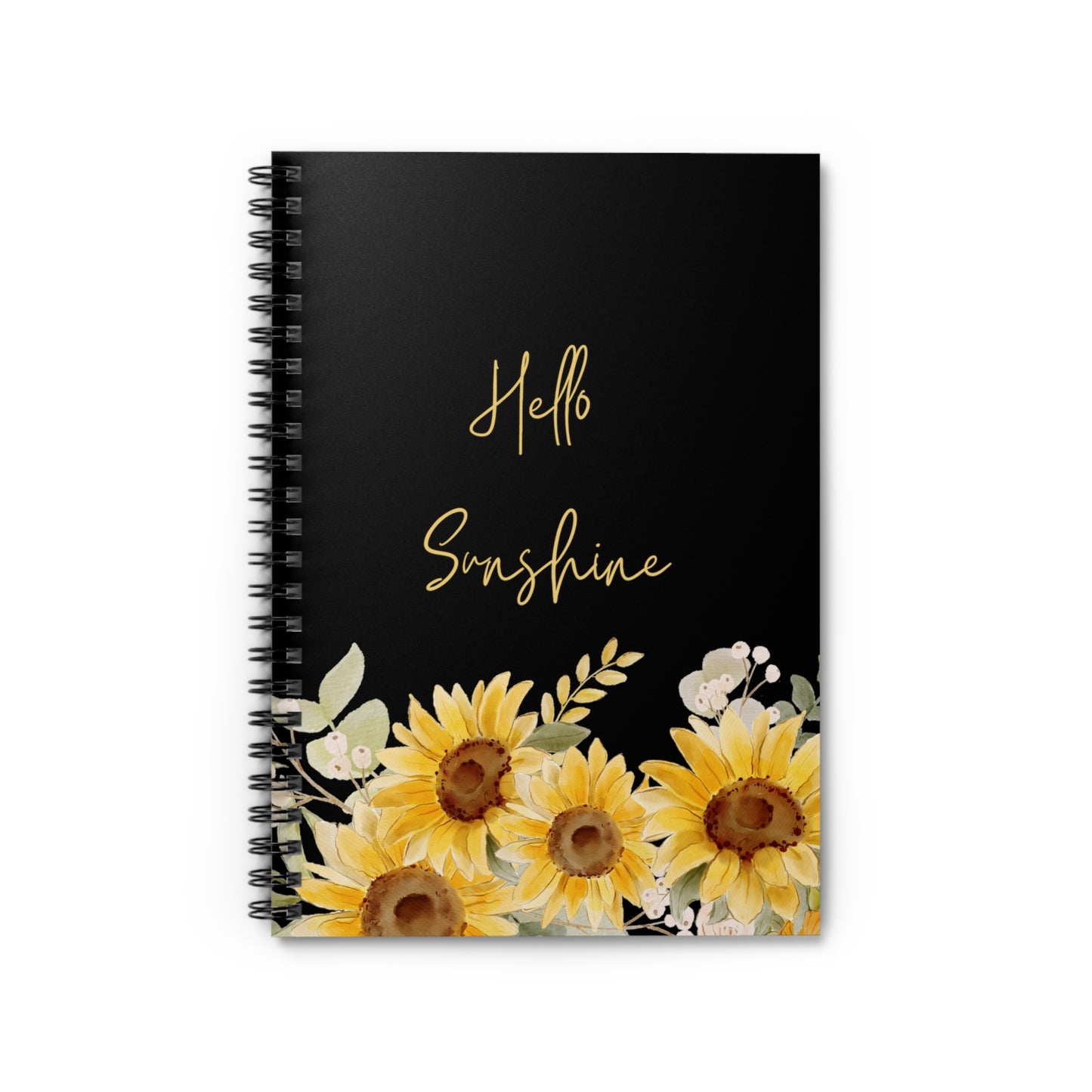 Spiral Notebook - Ruled Line - Hello Sunshine Journal