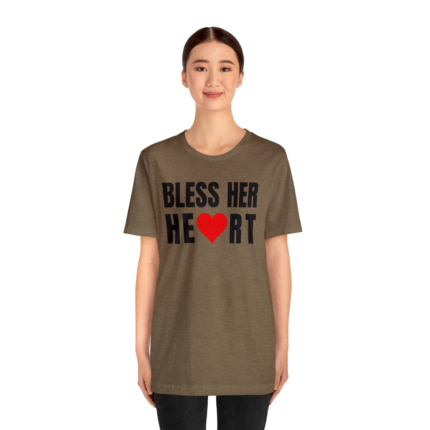 Bless Her Heart - Unisex Jersey Short Sleeve Tee