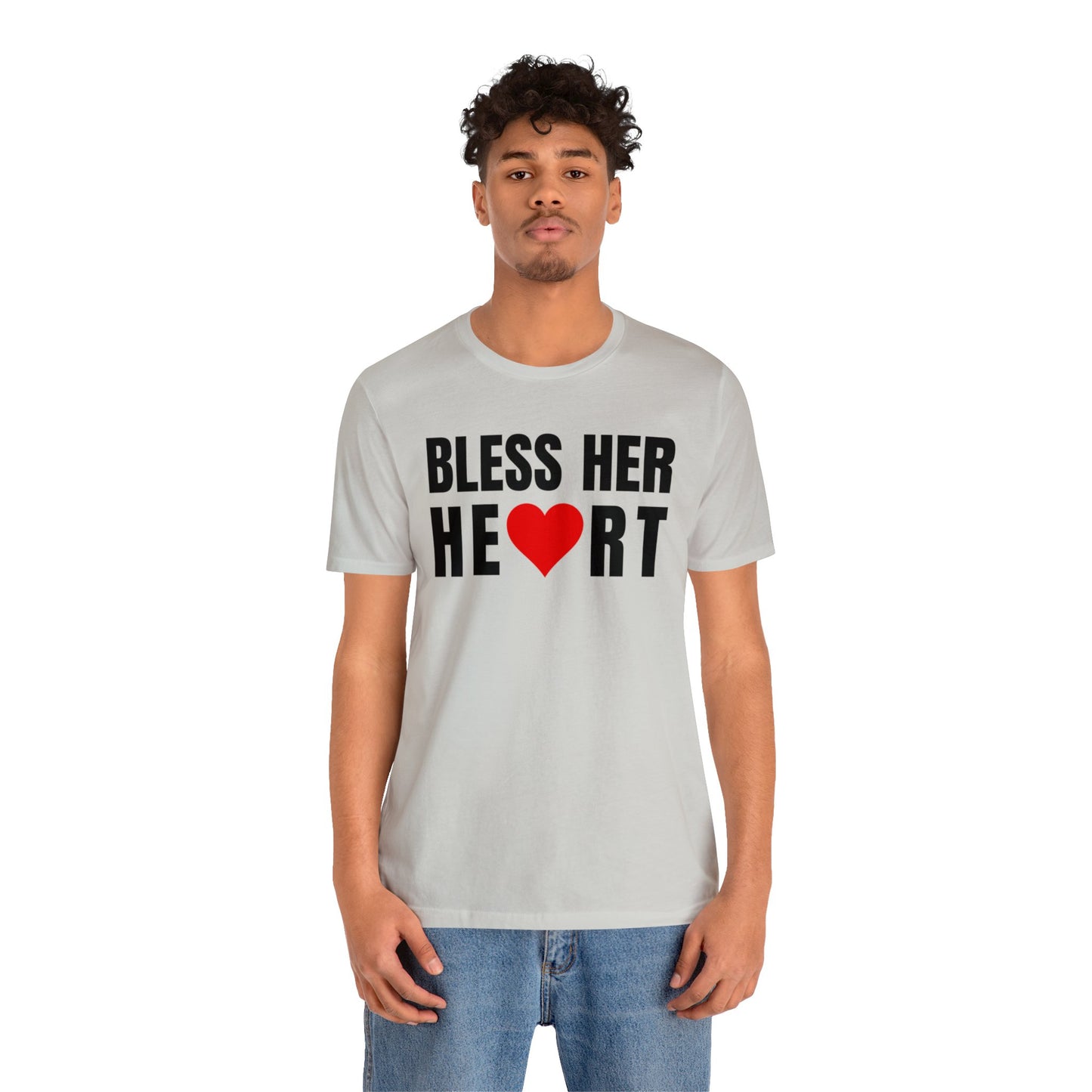 Bless Her Heart - Unisex Jersey Short Sleeve Tee